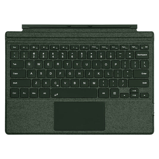 [With RGB Backlit] Microsoft Surface Pro 3/4/5/6/7/7 Plus - Compatible Ultra Thin Wireless Bluetooth Magnetic Touch Keyboard