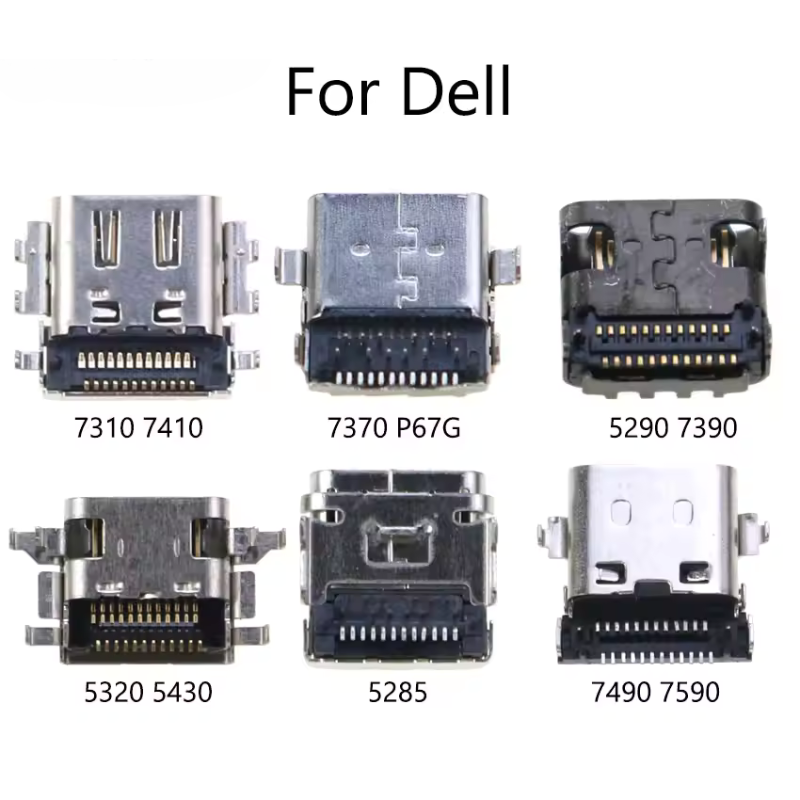 Cargue la imagen en el visor de la galería, Dell Latitude 7310 7410 7370 P67G 5258 5290 7390 5320 5420 7490 7590 Series - Laptop DC Power Jack Charging Port Connector
