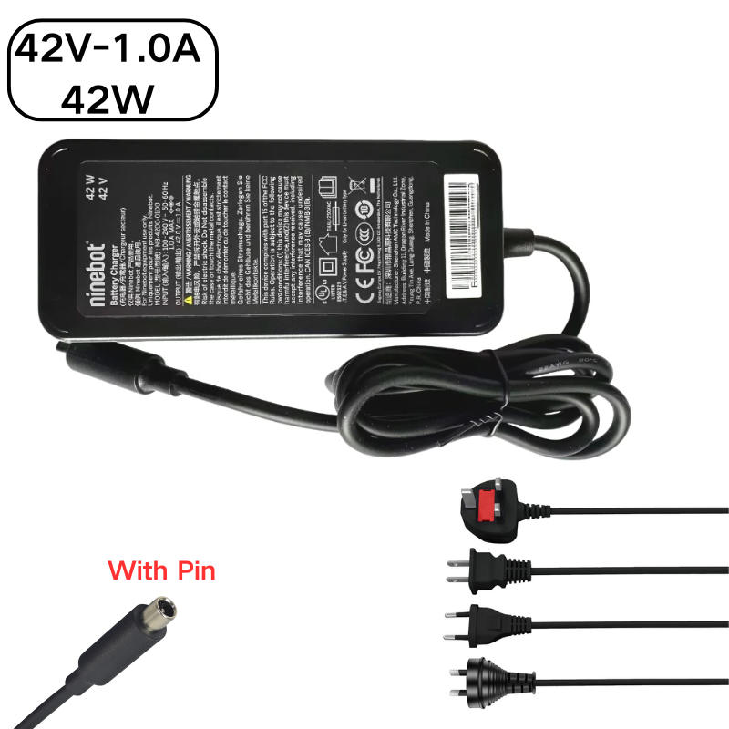 Load image into Gallery viewer, [42W/42V-1.0A] Original Genuine Segway Ninebot ES1 ES2 ES4 MAX G30 F20A F25 F30 F40 Series - Scooter Charger
