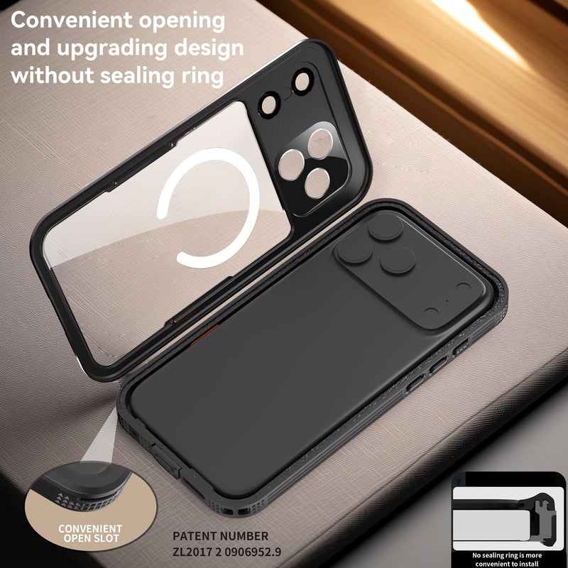 Cargue la imagen en el visor de la galería, [Magsafe Compatible] [Mars Series] Apple iPhone 17/Air/Pro/Pro Max Shellbox Full Covered Waterproof Heavy Duty Tough Armor Case - i-Station Mobile Phone &amp; Electronic Device Repair and Accessories
