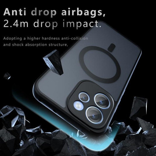 [Magsafe Compatible] OPPO Reno15/Pro/Max/F/FS Translucent Matte Shockproof Essential Case - Polar Tech Australia