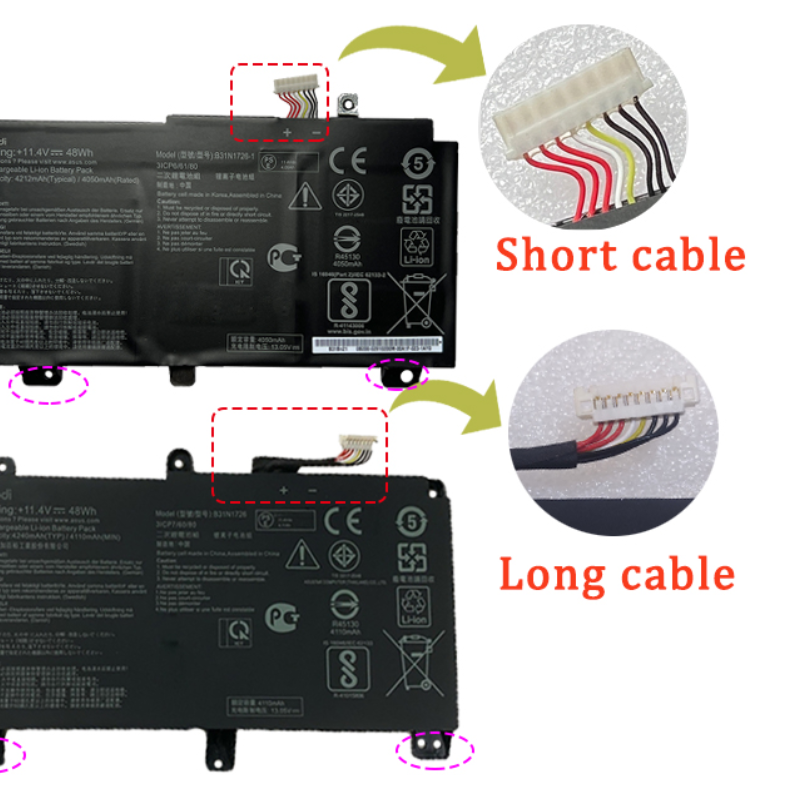 Cargue la imagen en el visor de la galería, [B31N1726] ASUS ZX80G ZX80GE FX80G FX80GD FX80GE FX80GM FX506II B31N1726-1 Replacement Battery - Polar Tech Australia
