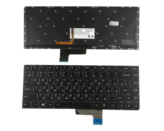 Teclado de repuesto para portátiles Lenovo yoga 500s-14isk y 700-14isk