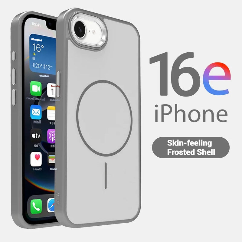 Cargue la imagen en el visor de la galería, [Magsafe Compatible] Apple iPhone 16e - Full Coverage Matte Skin-friendly Airbag Shockproof Case - Polar Tech Australia
