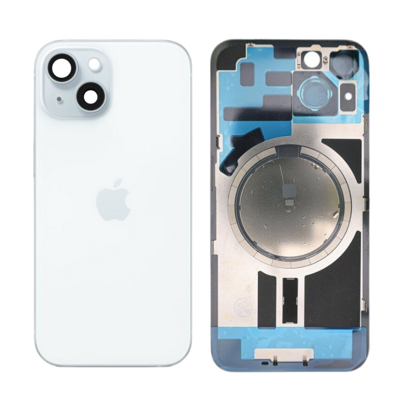 Load image into Gallery viewer, [Assembly] Apple iPhone 15 - Back Rear Glass With Camera Lens &amp; With Camera Lens &amp; Magsafe Magnet Ring - Polar Tech Australia
