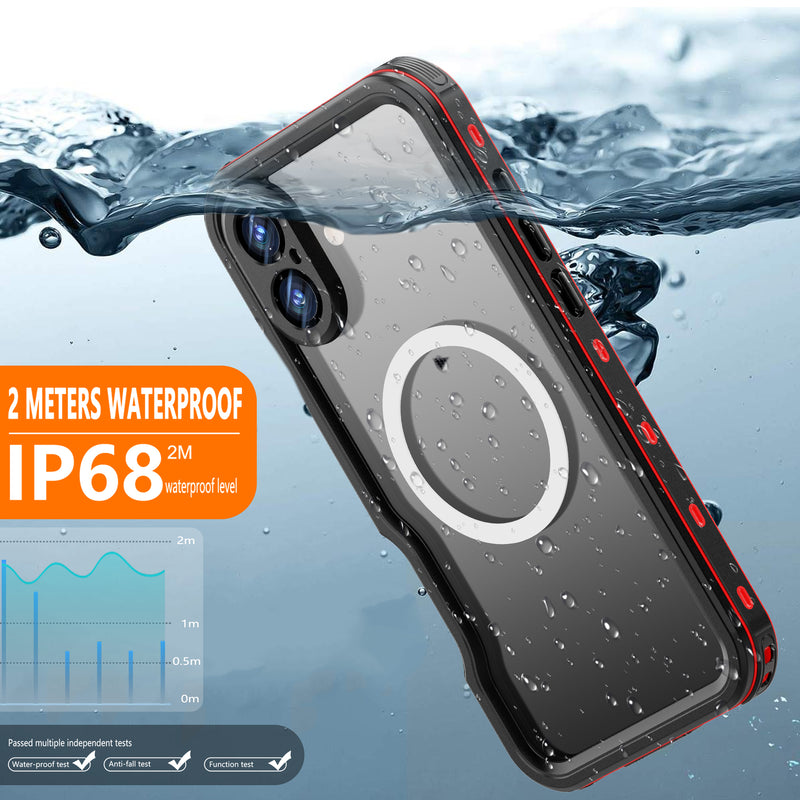 Load image into Gallery viewer, [MagSafe Compatible][DUP Series] Apple iPhone 16 / 16 Plus / 16 Pro / 16 Pro Max Redpepper IP68 Waterproof Heavy Duty Tough Armor Case - Polar Tech Australia
