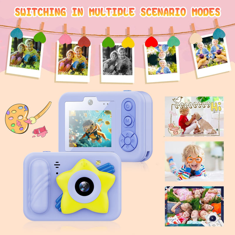 Cargue la imagen en el visor de la galería, [Depth 1.5M Max] High-Definition IP68 Waterproof Kids Camera With Triangular Stand &amp; Safety Strap - Polar Tech Australia
