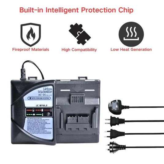 Replacement Charger For Hikoki 14.4V-18V / 3.5A Electrical Tool Li-ion Battery - Polar Tech Australia