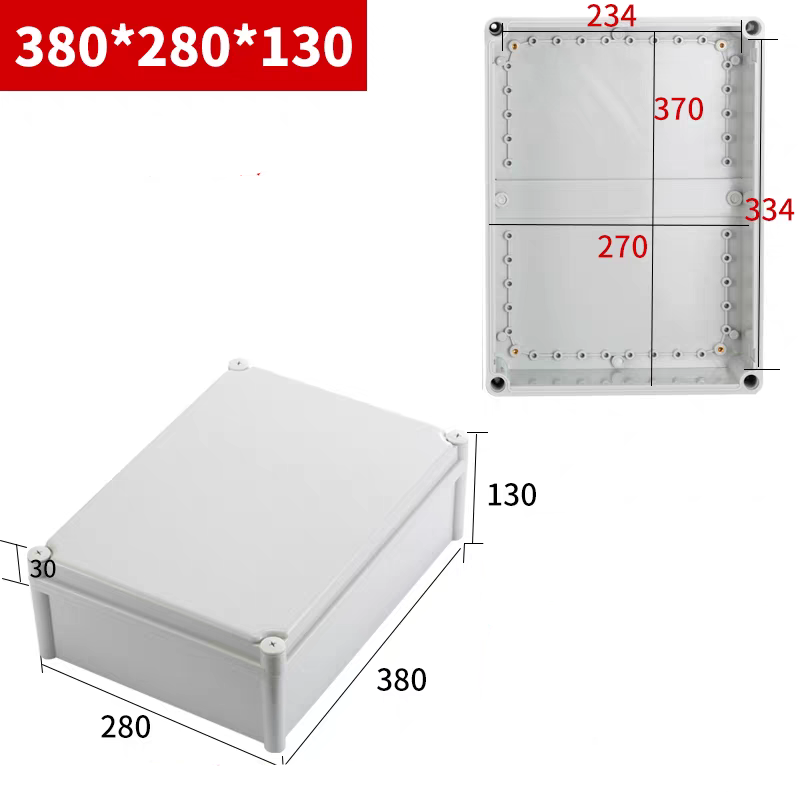 Cargue la imagen en el visor de la galería, Large Size IP67 Waterproof indoor &amp; outdoor ABS Plastic Electrical Junction Box Enclosure Box - Polar Tech Australia
