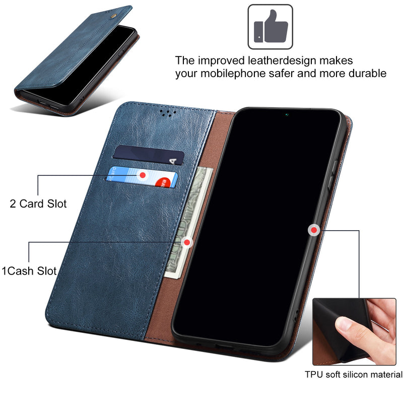 Chargez l&#39;image dans la visionneuse de la galerie, [With Card Slot] Nothing Phone (3a)/Pro Premium PU leather Flip Wallet Stand Cover - Polar Tech Australia
