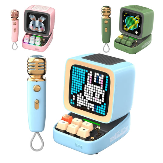 Divoom Ditoo-Mic Mini Karaoke Machine Pixel Art Bluetooth Speaker Perfect Gift - Polar Tech Australia