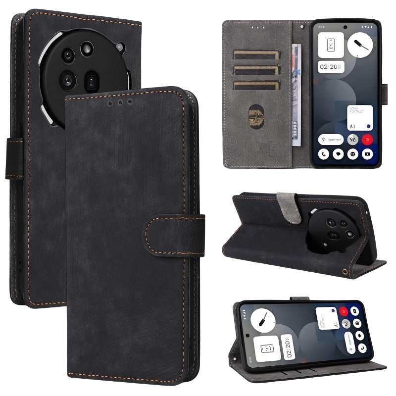 Load image into Gallery viewer, [With Card Slot][With Lanyard] Nothing Phone (3a)/Pro Multi Functional Buckle Flap Wallet Series Case - Polar Tech Australia
