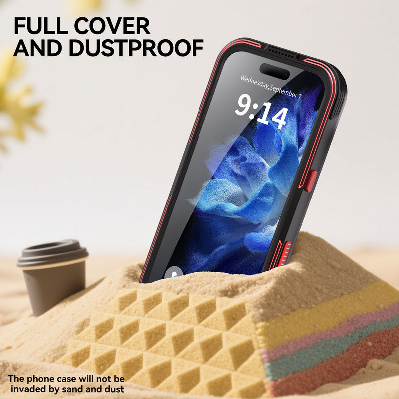 Chargez l'image dans la visionneuse de la galerie, [Magsafe Compatible] [GTM Series][Latest Version] Apple iPhone 17/Air/Pro/Pro Max - Redpepper Shellbox Full Covered Metal Waterproof Heavy Duty Tough Armor Case
