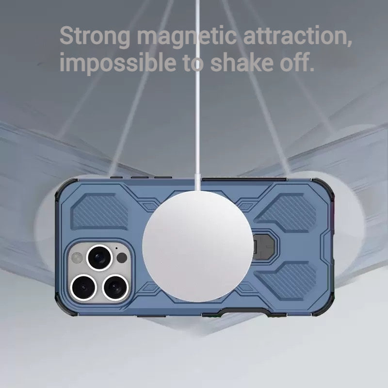 Cargue la imagen en el visor de la galería, [Magsafe Compatible][Built-in Stand] Apple iPhone 17/Air/Pro/Max - Shield Shockproof Rugged Heavy Duty Case - i-Station Mobile Phone &amp; Electronic Device Repair and Accessories
