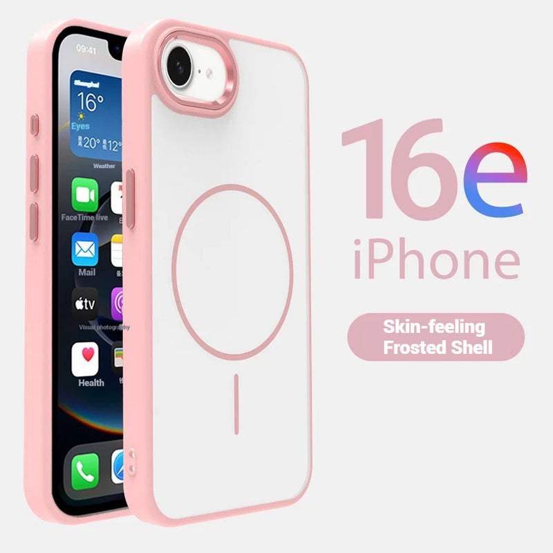 Cargue la imagen en el visor de la galería, [Magsafe Compatible] Apple iPhone 16e - Full Coverage Matte Skin-friendly Airbag Shockproof Case - Polar Tech Australia
