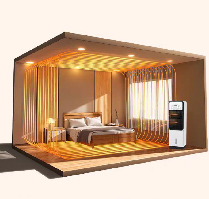 Load image into Gallery viewer, Portable Heater &amp; Cooler Bladeless Fan Heater Air Conditioner
