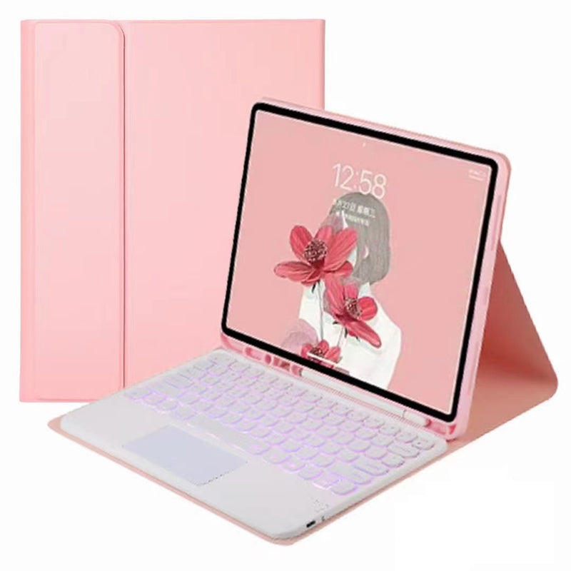 Load image into Gallery viewer, Samsung Galaxy Tab S10 FE Plus 13.1&quot; (2025) Smart Wireless Trackpad Keyboard Mouse Flip Case
