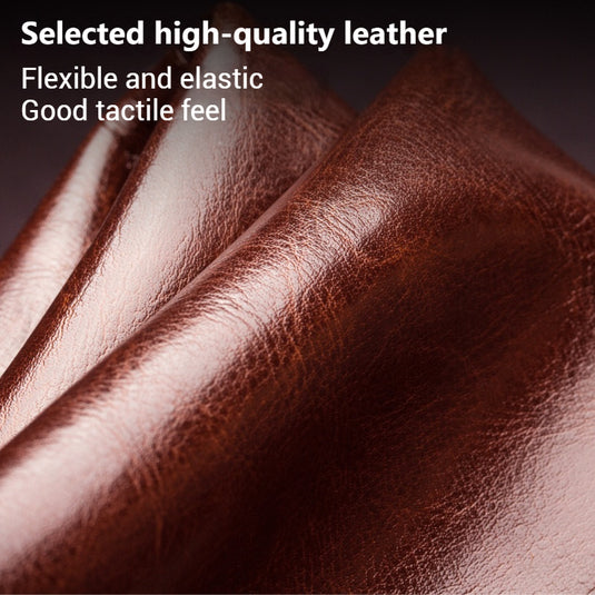 [Built-in Card Slot] Samsung Galaxy Z Fold7 Folding Genuine Leather Wallet Protective Case