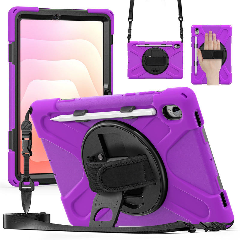 Load image into Gallery viewer, Samsung Galaxy Tab S11 (2025) 11" - Heavy Duty 360 Degree Rotate Stand Hand Strap Case With Shoulder Strap - i-Station Mobile Phone &amp; Electronic Device Repair and Accessories
