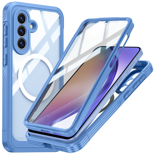 [Magsafe Compatible] Samsung Galaxy A57 (A576) - 9H Glass Three-proof Full Cover Heavy Duty Series Case - Polar Tech Australia