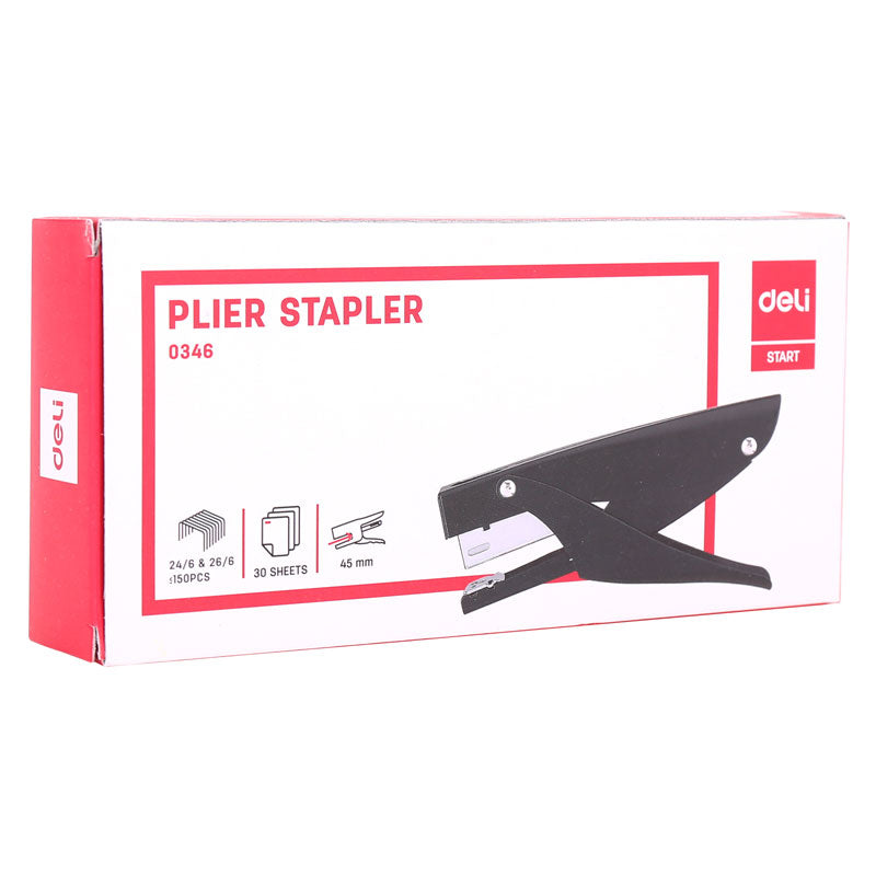 Load image into Gallery viewer, Deli 0346 Handheld Plier Staple Ofice Suppliers Hand Paper Binding
