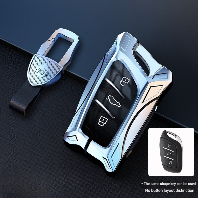 Chargez l&#39;image dans la visionneuse de la galerie, Roewe Mecha Series Zinc Alloy Car Key Fob Case Cover For  RX3, RX5, RX5 Plus, RX5 Max, ERX5, D7, iMAX8, i6, Ei6
