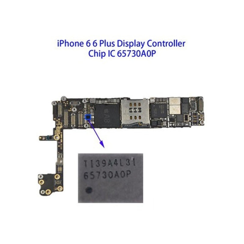 Load image into Gallery viewer, [TI 65730A0P] Apple iPhone 5S / 6 / 6 Plus / 6S / 6S Plus / 7 / 7 Plus / 8 / 8 Plus / XR - Display Driver Chestnut Controller IC - Polar Tech Australia
