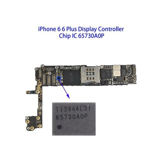 [TI 65730A0P] Apple iPhone 5S / 6 / 6 Plus / 6S / 6S Plus / 7 / 7 Plus / 8 / 8 Plus / XR - Display Driver Chestnut Controller IC - Polar Tech Australia