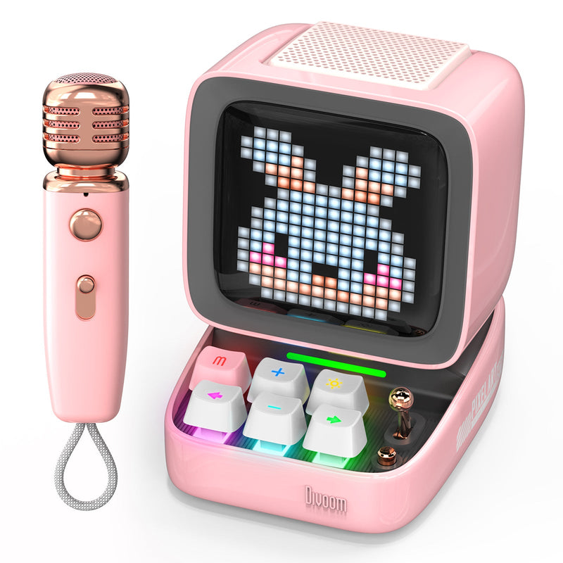 Load image into Gallery viewer, Divoom Ditoo-Mic Mini Karaoke Machine Pixel Art Bluetooth Speaker Perfect Gift - Polar Tech Australia
