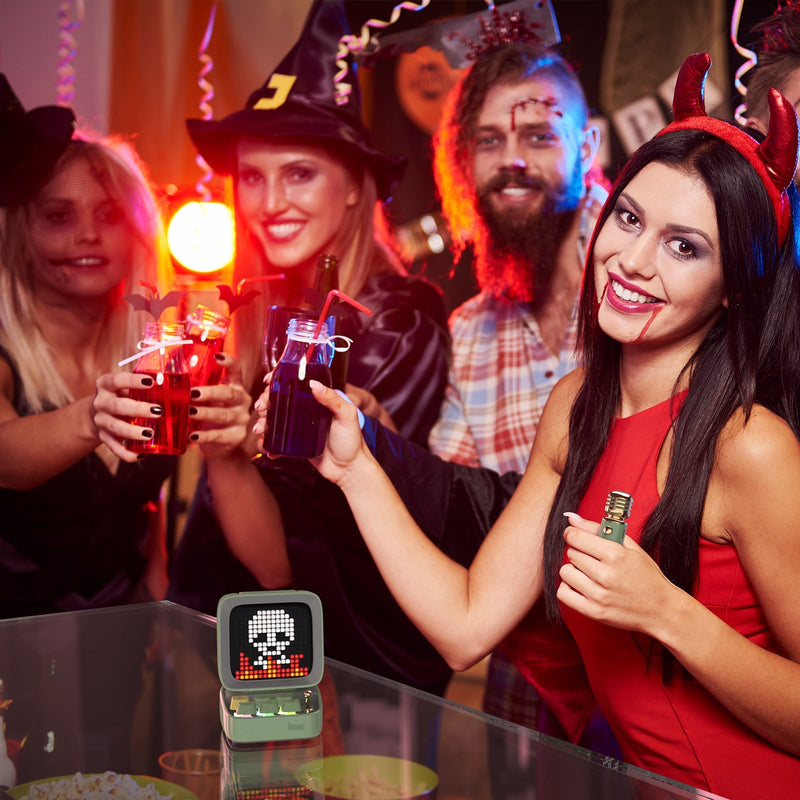 Cargue la imagen en el visor de la galería, Divoom Ditoo-Mic Mini Karaoke Machine Pixel Art Singing Bluetooth Speaker With Pixel Display, Microphone
