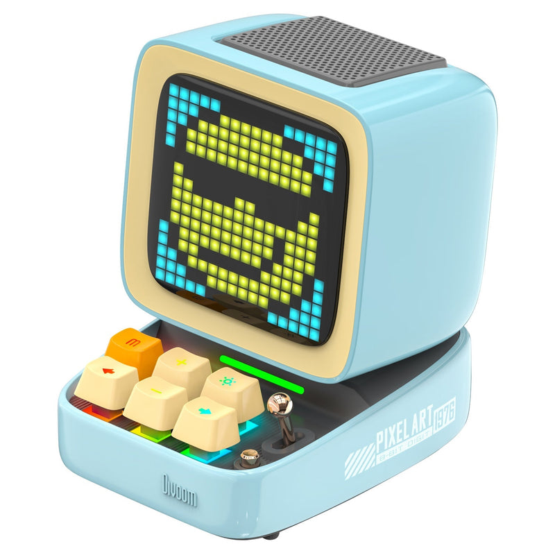 Cargue la imagen en el visor de la galería, Divoom Ditoo Retro Pixel Art Game Bluetooth Speaker With 16X16 LED App Controlled Front Screen
