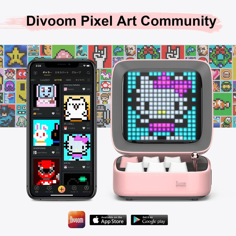 Load image into Gallery viewer, Divoom Ditoo-Pro Retro Pixel Art Bluetooth Speaker Perfect Gift - Polar Tech Australia
