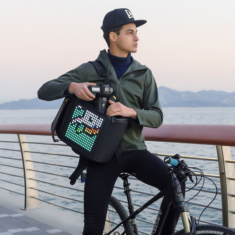 Load image into Gallery viewer, Pixoo Backpack-M Innovative Smart LED Backpack Perfect Gift - Polar Tech Australia
