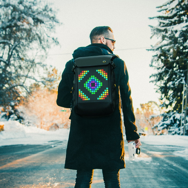 Load image into Gallery viewer, Pixoo Backpack-M Innovative Smart LED Backpack Perfect Gift - Polar Tech Australia
