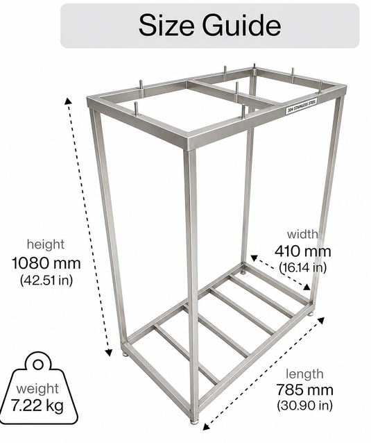 Double Sack Mail/Post/Bag AU Post Mail Bag Stand Sorting Holder Postbag Trolley