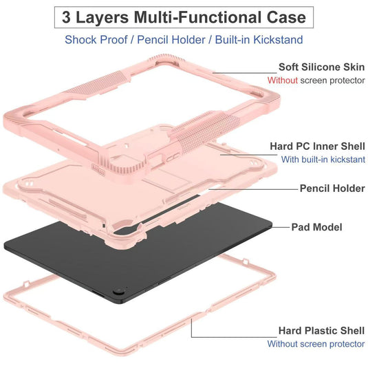 Samsung Galaxy Tab S10 FE Plus (2025) 13.1" - Heavy Duty Defender Armor Drop Proof Case - Polar Tech Australia