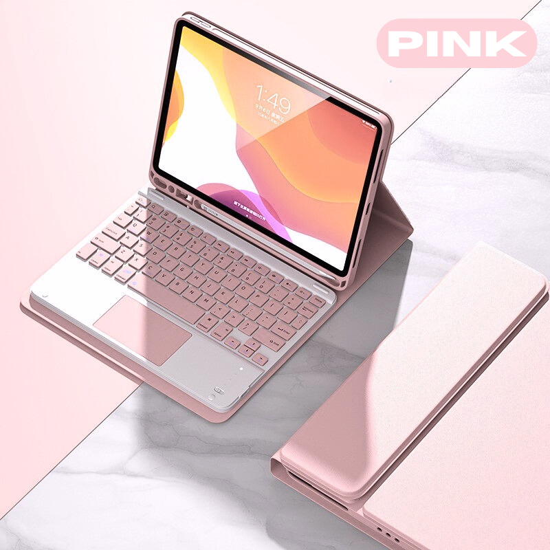 Chargez l&#39;image dans la visionneuse de la galerie, Apple iPad 5/6 9.7&#39;&#39; 5/6th Gen (2017/2018) Smart Wireless Keyboard Flip Case With Backlit - i-Station Mobile Phone &amp; Electronic Device Repair and Accessories
