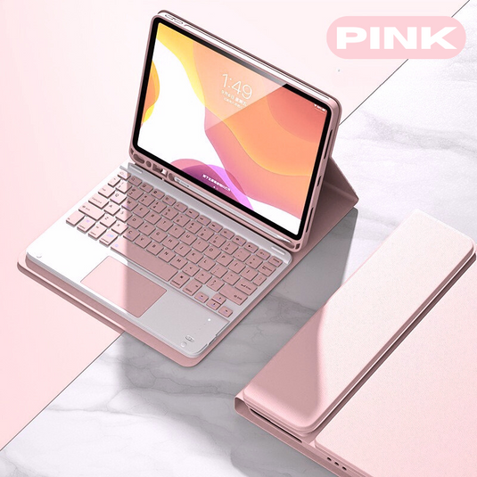 Apple iPad 5/6 9.7'' 5/6th Gen (2017/2018) Smart Wireless Keyboard Flip Case With Backlit - i-Station Mobile Phone & Electronic Device Repair and Accessories