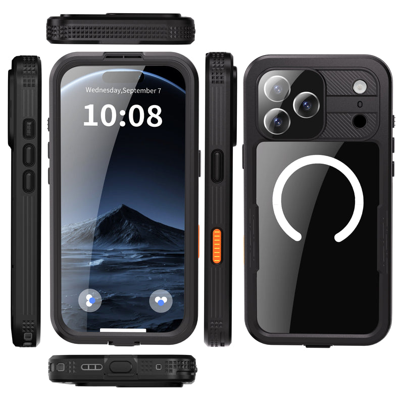 Cargue la imagen en el visor de la galería, [Magsafe Compatible] [Mars Series] Apple iPhone 17/Air/Pro/Pro Max Shellbox Full Covered Waterproof Heavy Duty Tough Armor Case - i-Station Mobile Phone &amp; Electronic Device Repair and Accessories

