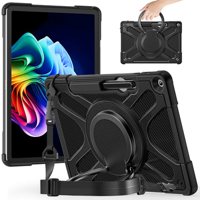 Microsoft Surface Pro 12 (2025) - 360 Degree Rotate Shockproof Heavy Duty Tough Stand Case Cover With Pen Holder