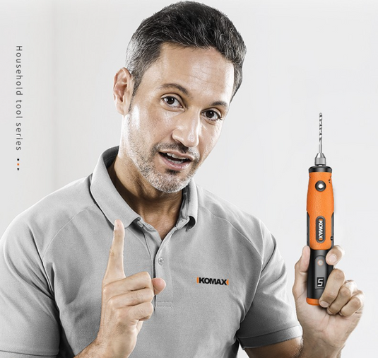 [Battery Powered][33 in 1] Komax 12V 5-Speed Touch Screen Portable Type-C Chargeable Powerful Multifunction Polishing Pen Grinding Grinder Hand DIY Tool - Polar Tech Australia
