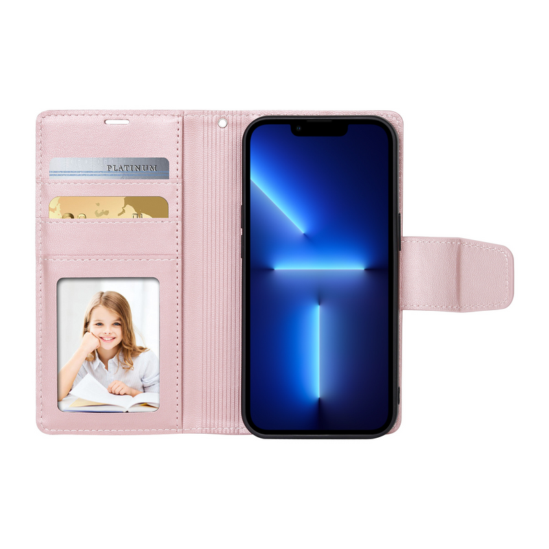 Cargue la imagen en el visor de la galería, [2 in 1 Detachable][MagSafe Compatible] Apple iPhone 17/Air/Pro/Max Hanman Flip Wallet Leather Case - i-Station Mobile Phone &amp; Electronic Device Repair and Accessories
