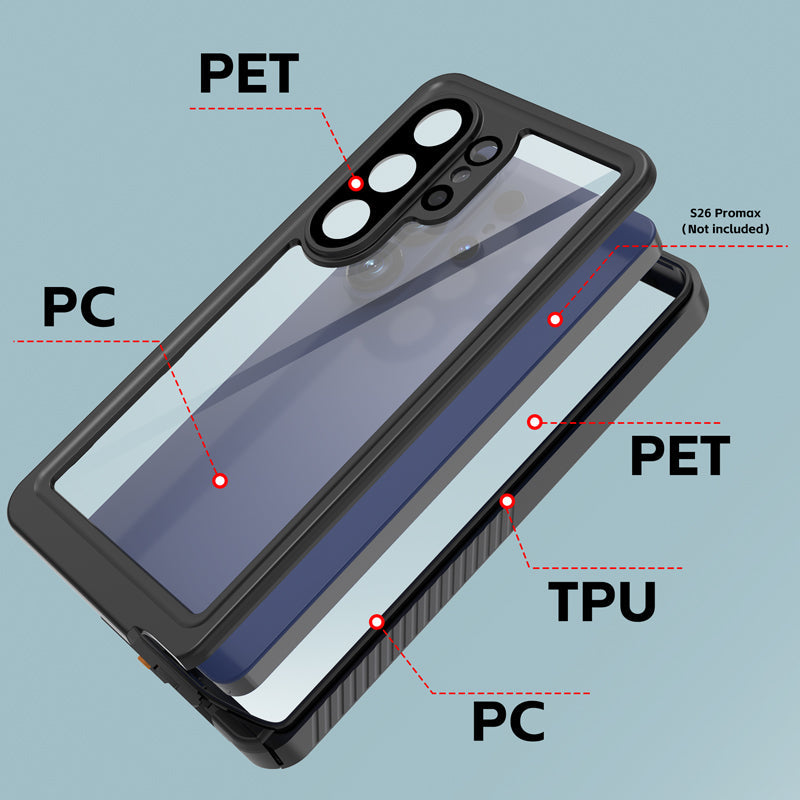 Load image into Gallery viewer, [FS Series] Samsung Galaxy S26 &amp; Plus &amp; Ultra - Redpepper Full Covered Waterproof Heavy Duty Tough Armor Case - Polar Tech Australia
