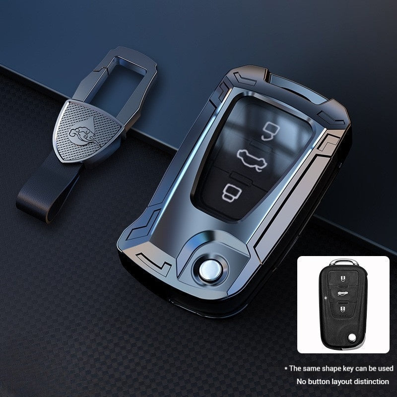 Chargez l&#39;image dans la visionneuse de la galerie, Roewe Mecha Series Zinc Alloy Car Key Fob Case Cover For  RX3, RX5, RX5 Plus, RX5 Max, ERX5, D7, iMAX8, i6, Ei6

