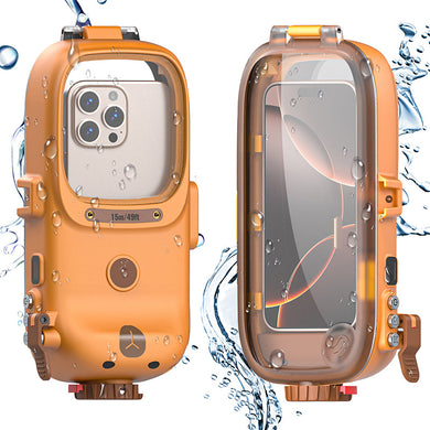 [With Bluetooth Version][Diving IPX8 15M/49FT Waterproof] Universal iPhone - Redpepper Underwater Protective Mobile Phone Case