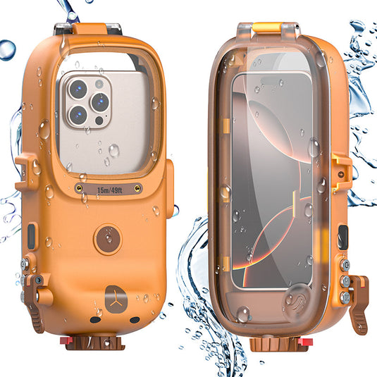 [With Bluetooth Version][Diving IPX8 15M/49FT Waterproof] Universal iPhone - Redpepper Underwater Protective Mobile Phone Case