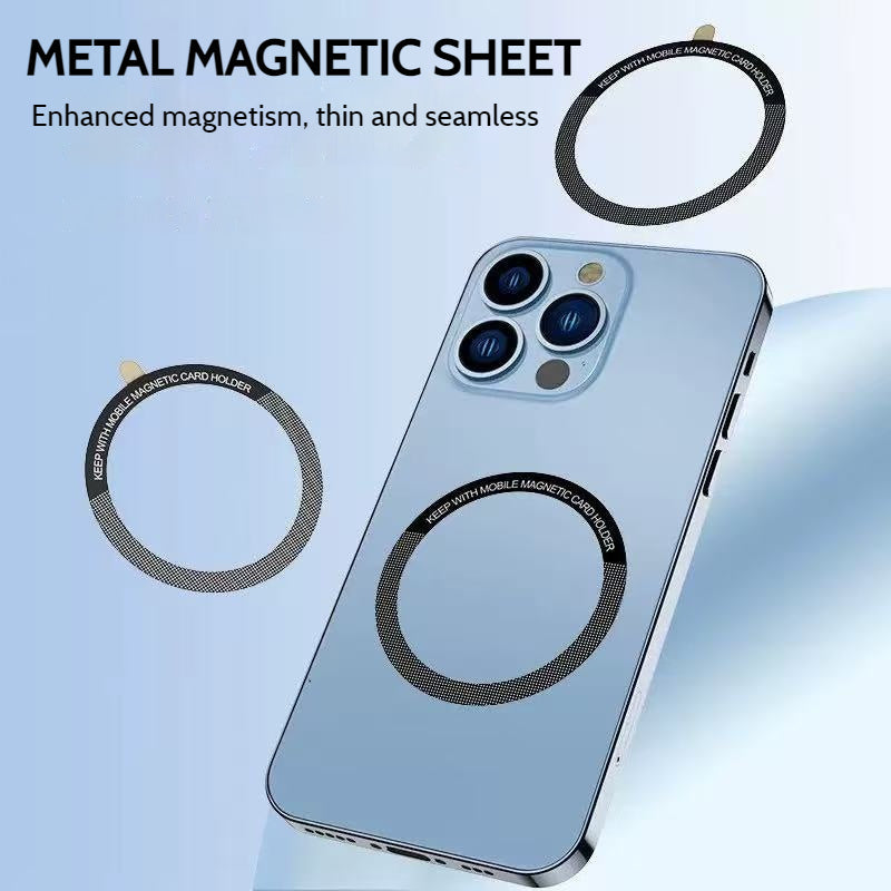 Chargez l'image dans la visionneuse de la galerie, [Self-adhesive] Ultra-thin MagSafe Magnetic Ring Sticker, Compatible with iPhone &amp; Android Phones
