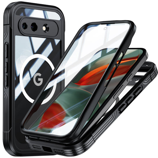 [Magsafe Compatible][Built-in Glass Screen Protector] Google Pixel 10A - Transparent Full Covered Shockproof Lifeproof Series Case - Polar Tech Australia