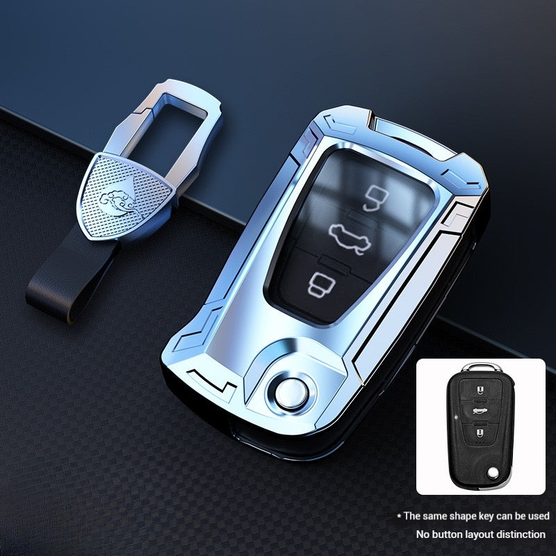 Chargez l&#39;image dans la visionneuse de la galerie, Roewe Mecha Series Zinc Alloy Car Key Fob Case Cover For  RX3, RX5, RX5 Plus, RX5 Max, ERX5, D7, iMAX8, i6, Ei6
