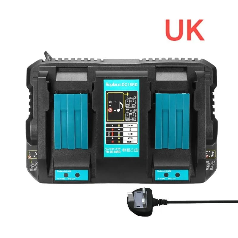 Chargez l&#39;image dans la visionneuse de la galerie, Replacement Dual  Fast Charger For Makita 7.2V-18V Electrical Tool Li-ion Battery - Polar Tech Australia
